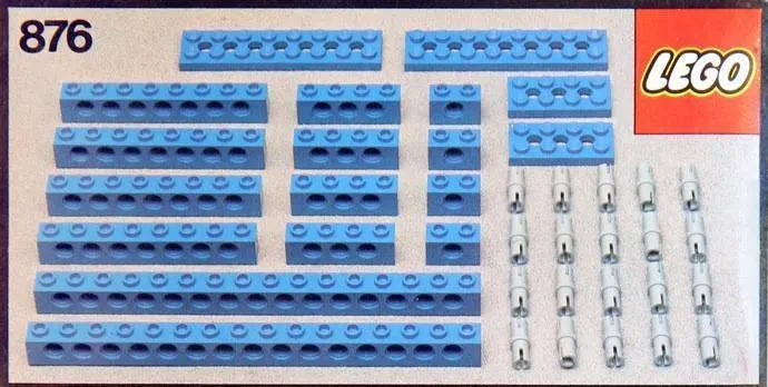 LEGO Blue Beams with Connector Pegs 876 TECHNIC LEGO TECHNIC @ 2TTOYS | Official LEGO shop😊🥰 LEGO €. 6.99