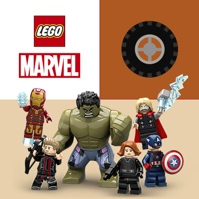 LEGO Marvel Superhelden: Iron man, The Hulk @ Captain America in LEGO Uitvoering @2TTOYS