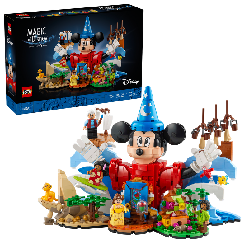 LEGO Disney 100 Celebration: Een magisch bouwavontuur 21352 Ideas (Pre-Order: oktober)