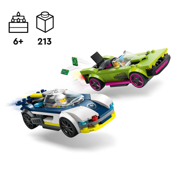 LEGO Politieauto en Muscle Car-achtervolging 60415 City LEGO FRIENDS @ 2TTOYS LEGO €. 16.49