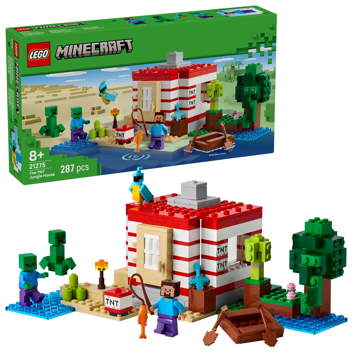 LEGO The Jungle TNT House 21275 Minecraft (Pre-Order: juni)