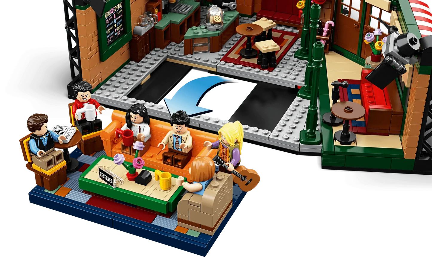 LEGO Friends Central Perk, das Café aus der Friends 21319 Ideas-Reihe