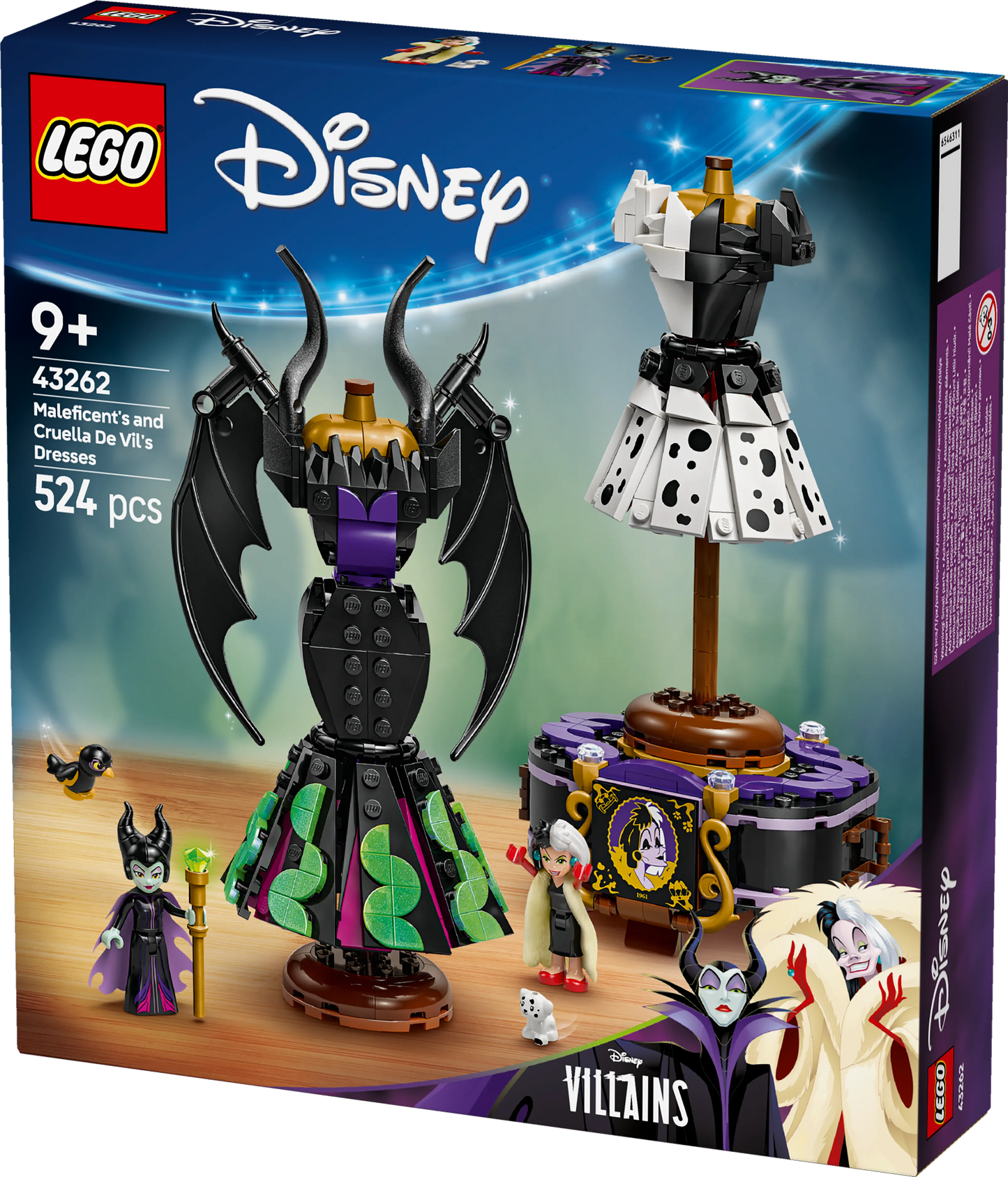 LEGO Die Kleider von Maleficent und Cruella De Ville 43262 Disney