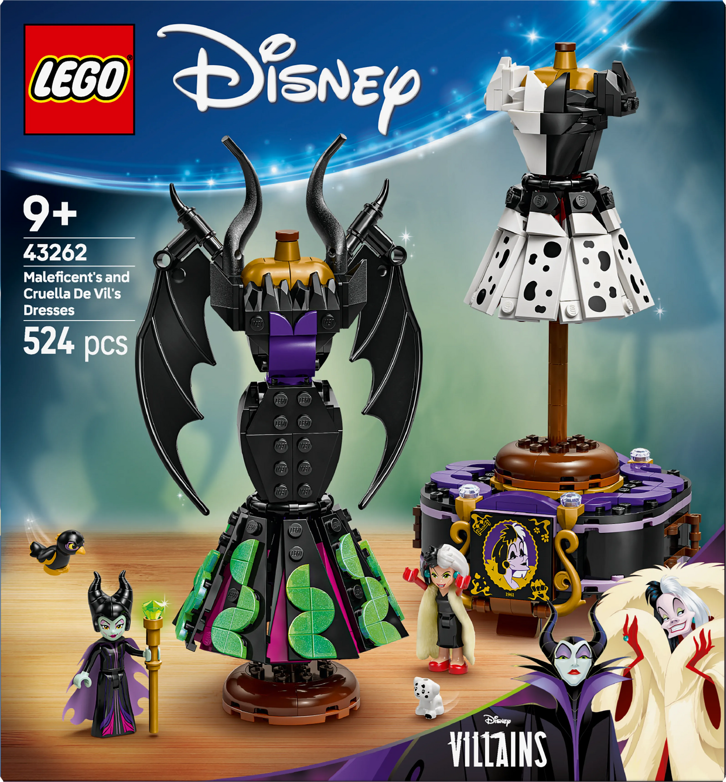 LEGO Die Kleider von Maleficent und Cruella De Ville 43262 Disney
