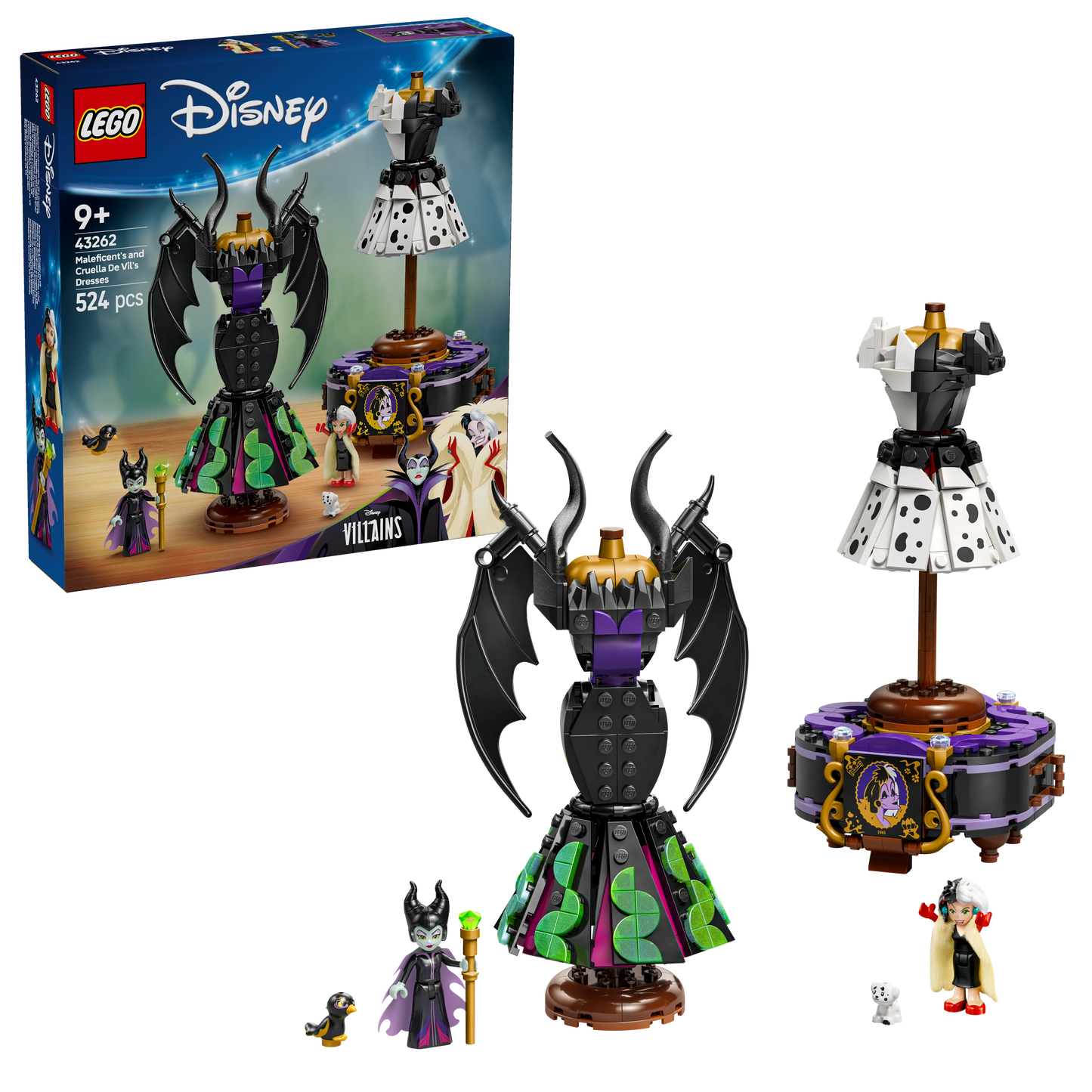 LEGO Die Kleider von Maleficent und Cruella De Ville 43262 Disney