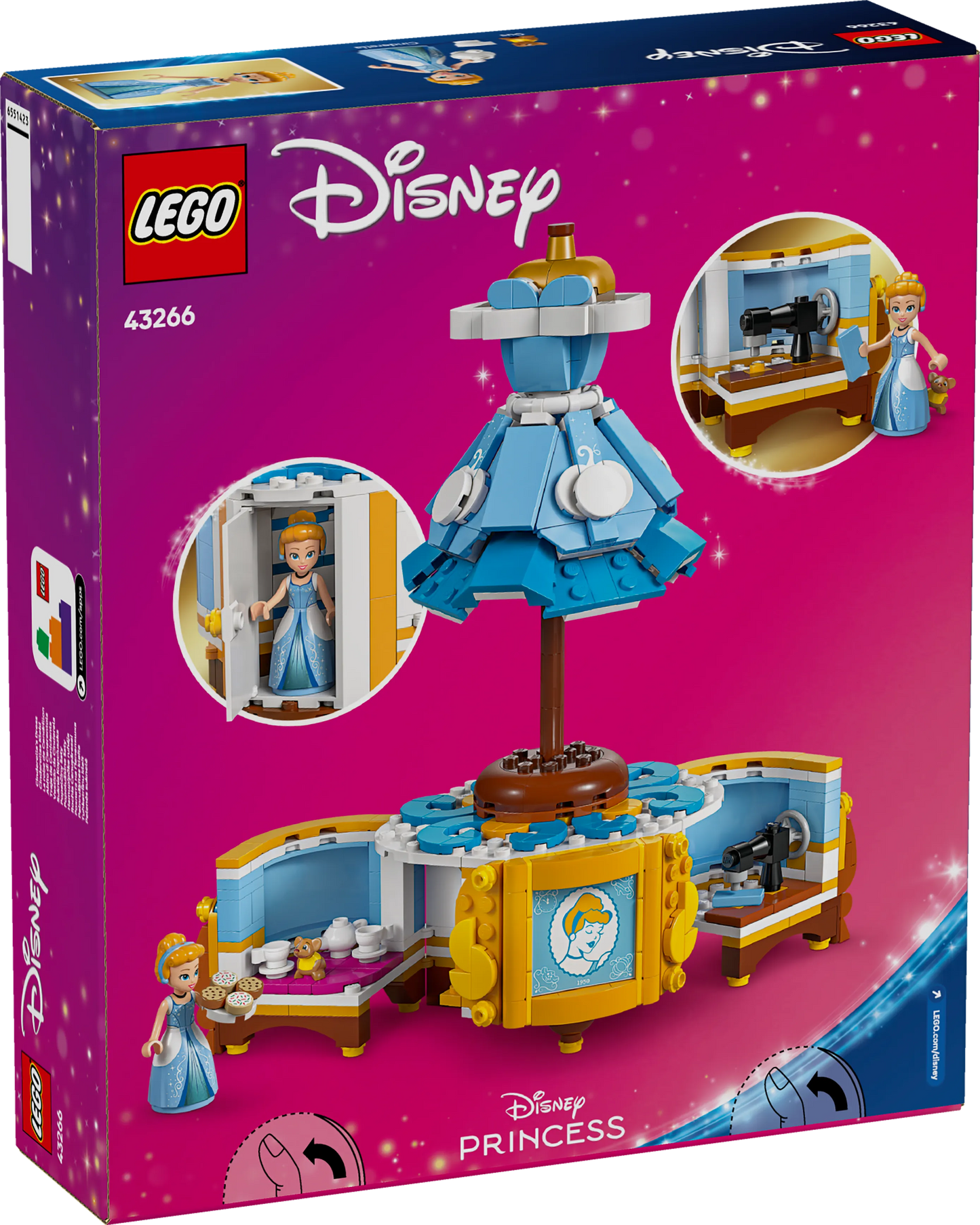 LEGO Cinderellas Kleid 43266 Disney