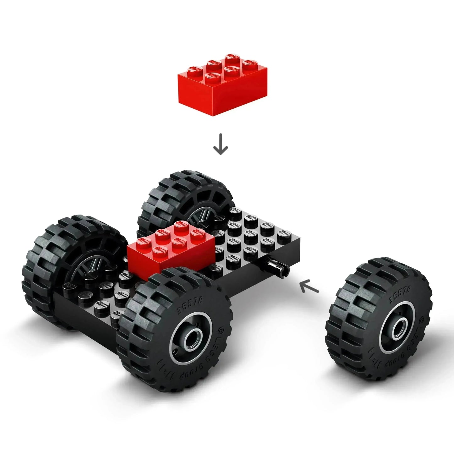 LEGO Gelber Radladerbagger 60450 City