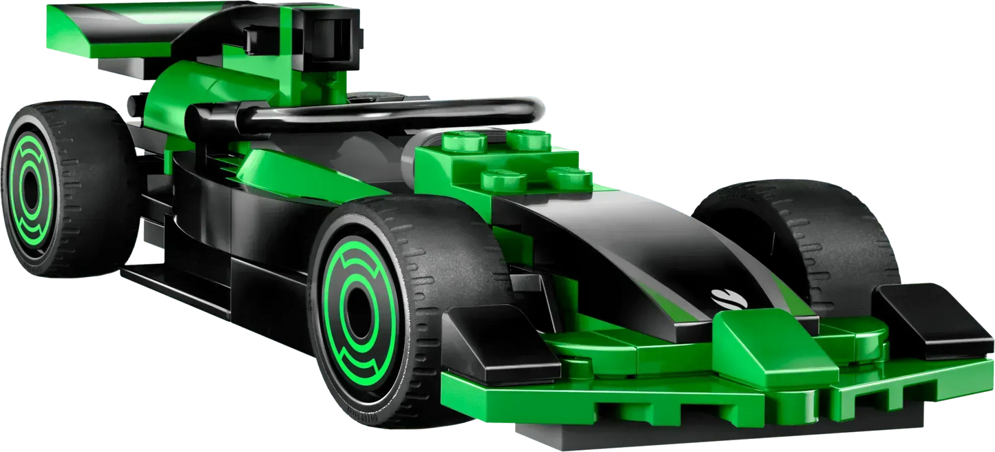 LEGO F1 Startlinie mit VCARB- und Sauber-Formel-1-Autos 60474 City