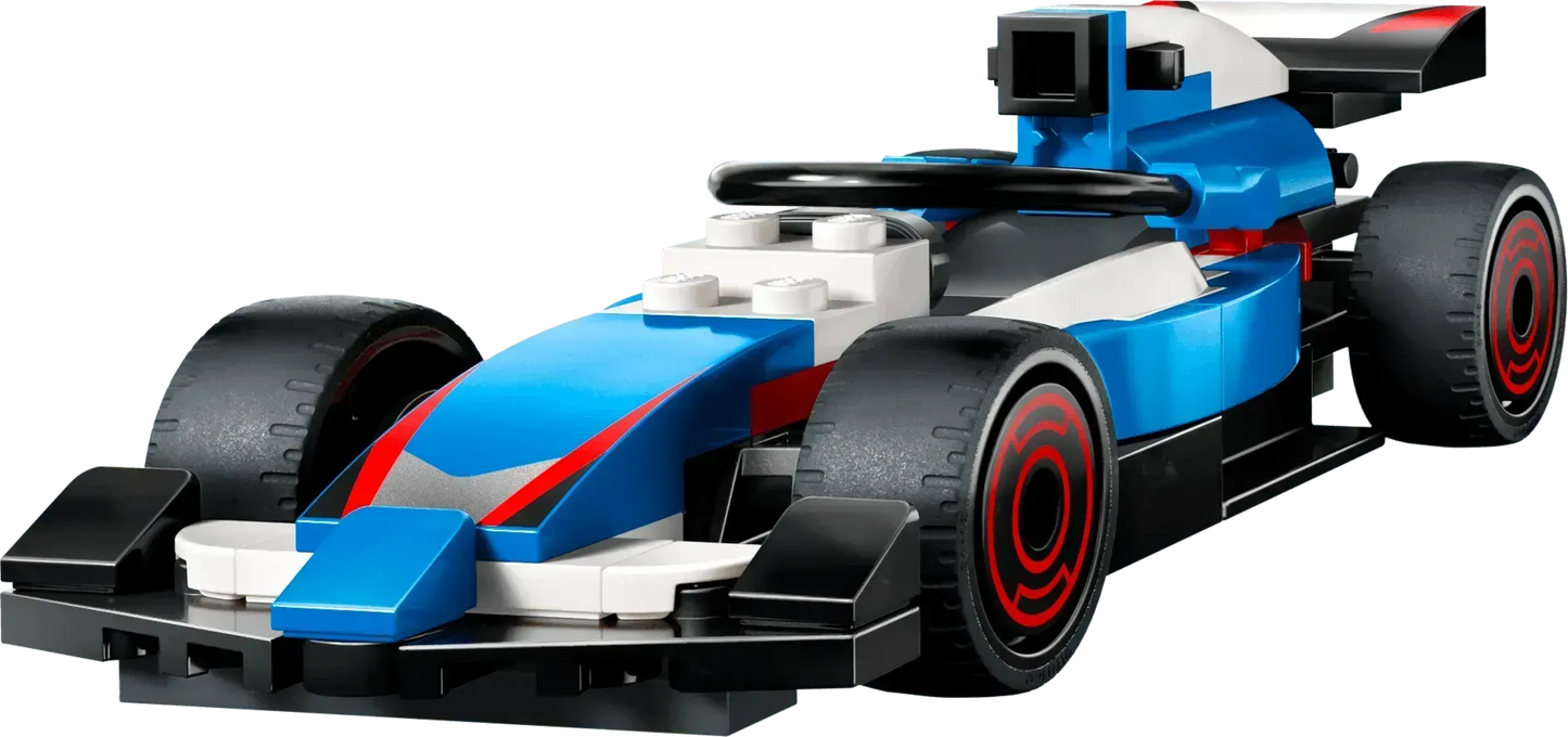 LEGO F1 Startlinie mit VCARB- und Sauber-Formel-1-Autos 60474 City