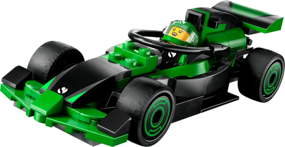 LEGO F1 Startlinie mit VCARB- und Sauber-Formel-1-Autos 60474 City