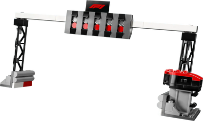 LEGO F1 Startlinie mit VCARB- und Sauber-Formel-1-Autos 60474 City