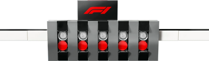 LEGO F1 Startlinie mit VCARB- und Sauber-Formel-1-Autos 60474 City
