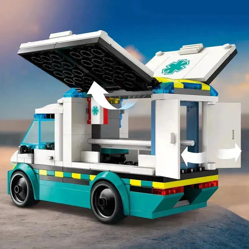 LEGO Krankenwagen mit Brüdern 60451 City
