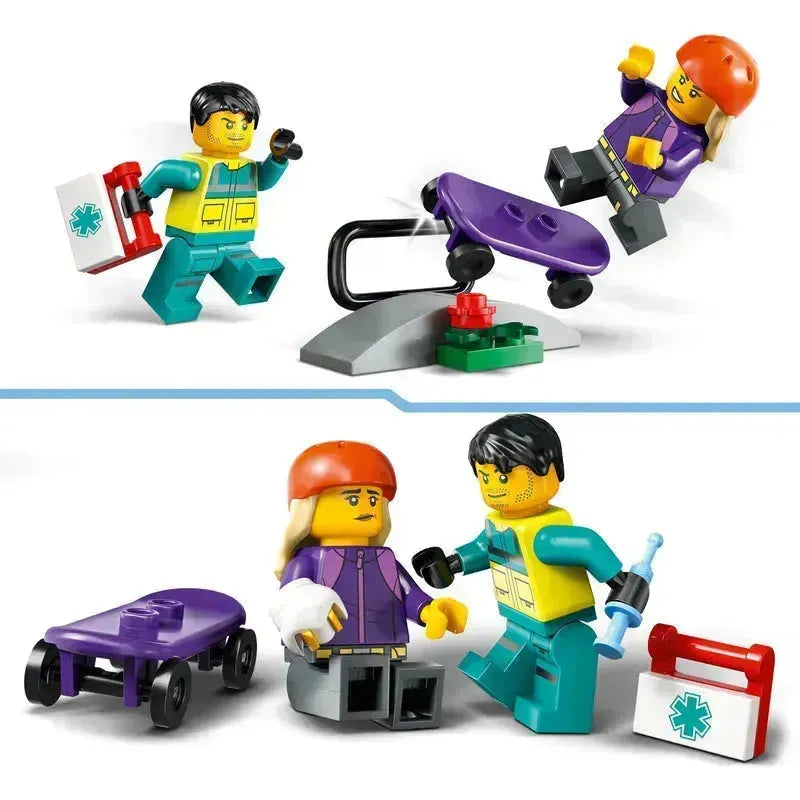 LEGO Krankenwagen mit Brüdern 60451 City