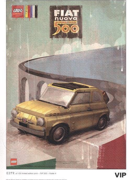 LEGO Fiat Art Print 4 - Rome 5006306 Gear LEGO Gear @ 2TTOYS LEGO €. 9.99