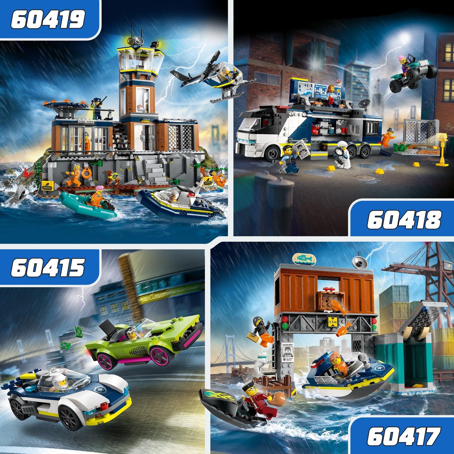 LEGO Politiebureau op het gevangeniseiland 60419 City LEGO City @ 2TTOYS LEGO €. 83.99