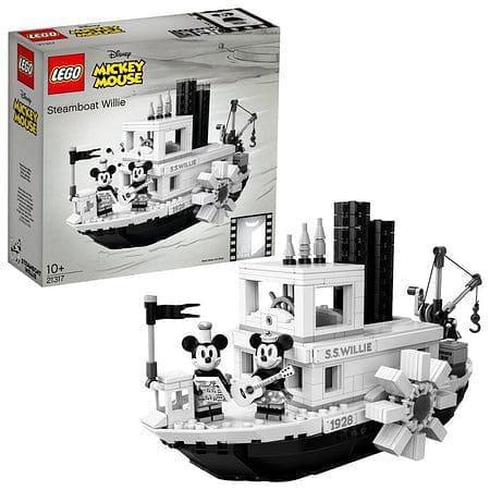 LEGO Steamboat Willie met Mickey en Minnie Mouse 21317 Ideas (USED) LEGO IDEAS @ 2TTOYS LEGO €. 134.99